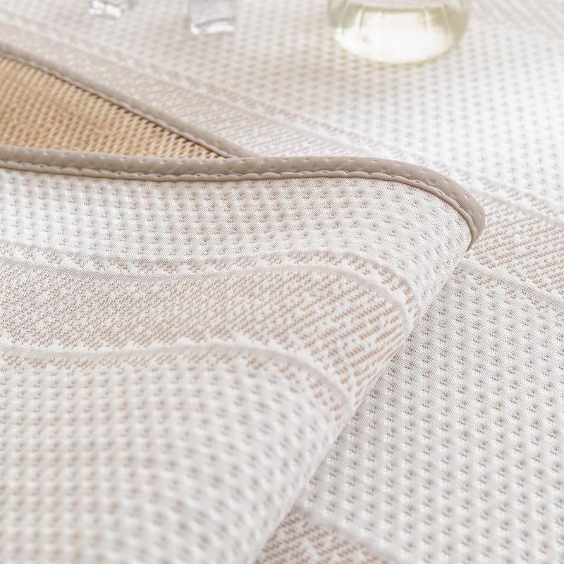 Special-Shaped Sofa Cushion, Ice Silk, Summer Cool Non-Slip Sofa Mat, Straight-Lined One-Piece Anti-Cat Scratch Sofa Cover