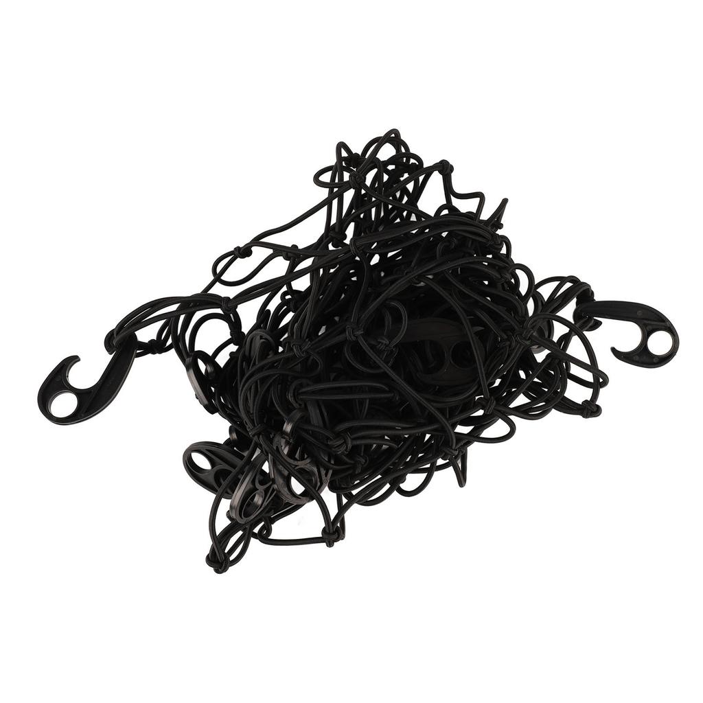 Bagagenät 47 X 35in Latexnät Bagagefäste Bungee Cord Lastnät för Motorcykel Fordon Tak