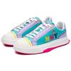 Fila Mihara Yasuhiro X  FM-4-4 Leather Durable Low-Top Sneakers Women sneakers Blue Green Purple F12W234209FDL