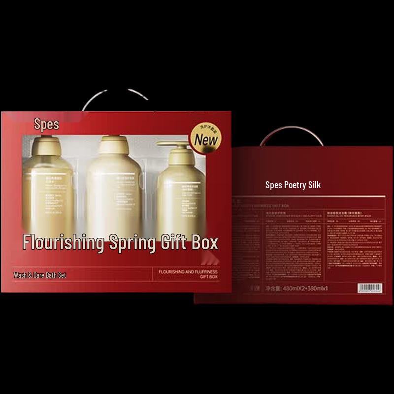 Spes Fluffy Anti-Dandruff 3-Piece Hair & Body Care Set