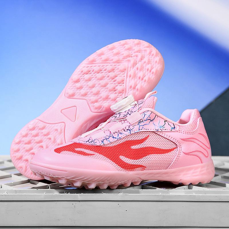 Football Training Shoes Years Old Mesh Summer Football Shoes Girls 6 Elementary School Children Professional Nails Boys Crushed Breathable