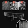 Wall Vinyl Records Rack Acrylic Brochure Holder Hanging Child Picture Book Shelf Literature File Magazine Comic Display Stand