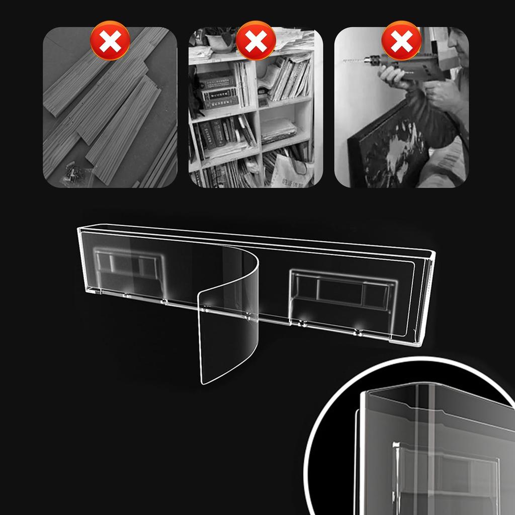 Wall Vinyl Records Rack Acrylic Brochure Holder Hanging Child Picture Book Shelf Literature File Magazine Comic Display Stand