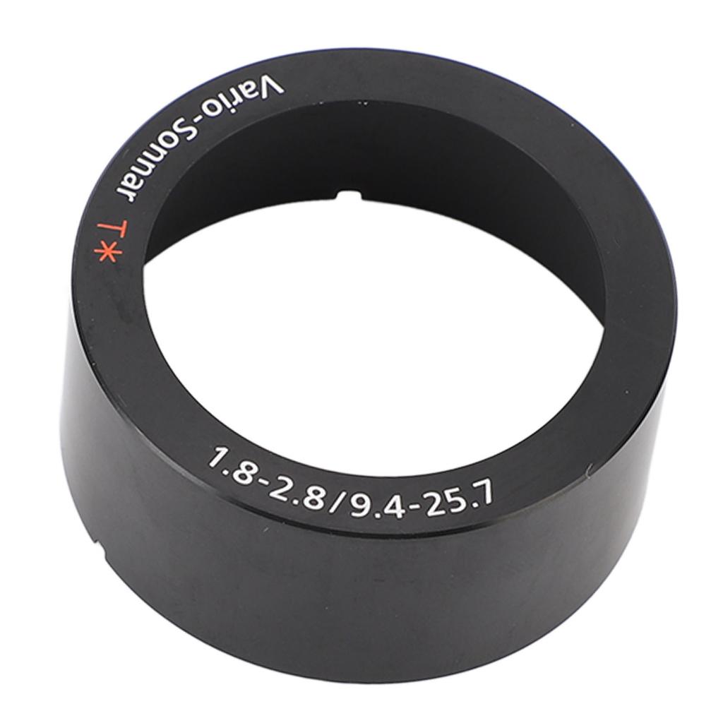 Camera Lens Adapter Circle Aluminum Stable Accurate Lens Front Hoop Circle Adapter for ZV1 Black