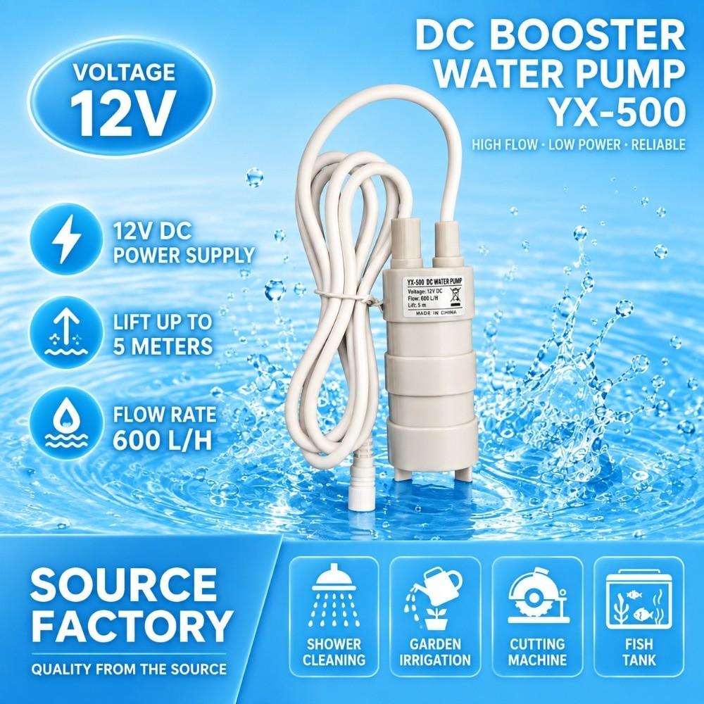 Compact Deep Well Pump ABS Small Water Pump Compact Submersible Water Pump Basement Drainage