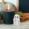 Yousheng Halloween Ghost Figurine Cute Small Finger Ghost Statue Spooky Resin Tabletop Ornament for Indoor Home Office Desk Decor