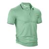 Summer Loose Casual Breathable Lapel Top Short Sleeved Men's Polo Shirts