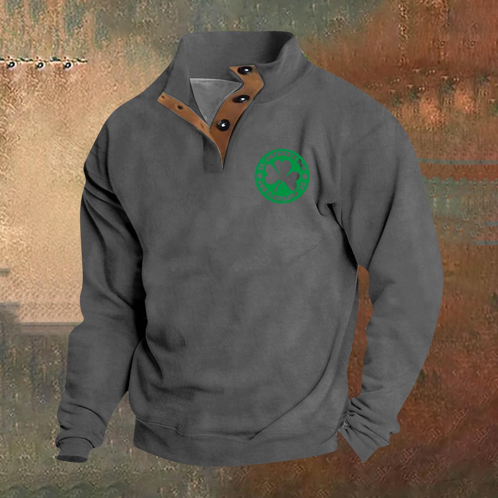 

Мужской круглый вырез с длинным рукавом, пуловер с принтом ко Дню святого Валентина, парная толстовка XXL