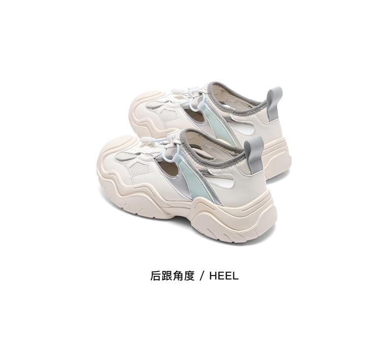 Saturday Casual Shoes for Women - Versatile College Trend Hollowed-Out Breathable Color-Blocked Dad Shoes