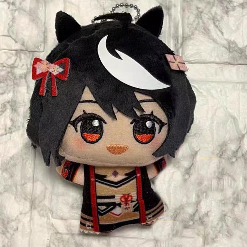 New Game Uma Musume Pretty Derby Plush Kawaii Anime Peripherals Symboli Rudolf Oguri Cap Tamamo Cross Plushies 10cm Pendant Doll