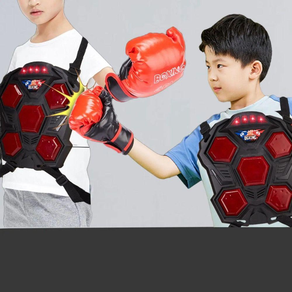 Creative Electronic  Boxing Trainer Lighted Wearable Boxing Machine  Friend Party