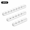 3Pcs Usb Cable Clip Winder Organizer Round Charger Cord Clips Desk Tidy Management Wire Adhesive Holder Clamp In Home Office