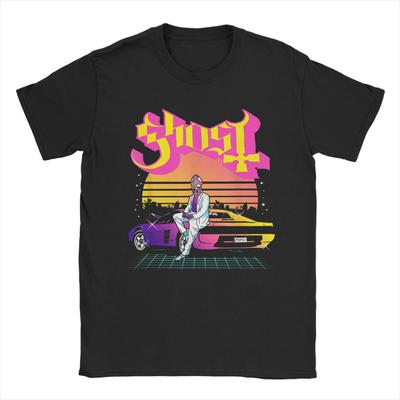 Ghost Band Papa 2 Vice Rock T-Shirt Ανδρικό Παγκόσμια Περιοδεία 2025 Πρωτότυπα Βαμβακερά T-shirts Λαιμόκοψη Κοντομάνικο T-Shirt Με Γραφικό Τυπωμένο Ρούχο
