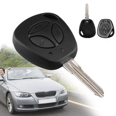 Uncut Blank Key Remote Key Case 3 Buttons Car Key Cover Fob for Lada Priora Kalina Car Key