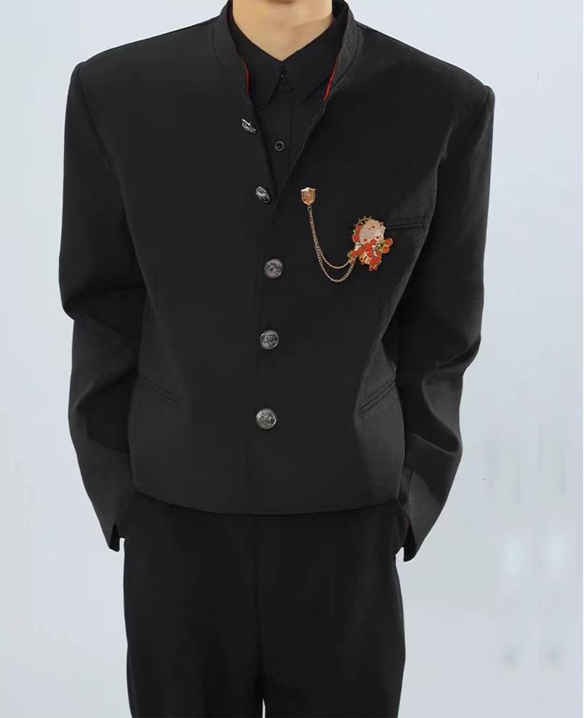 KALAOK Short Ran Halloween Choran Size XL Costume, Cosplay, Uniform, Outfit, School, Black,