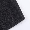 Winter 2025 Women's Double-Breasted Metallic Thread Suit Jacket in European and American Style
