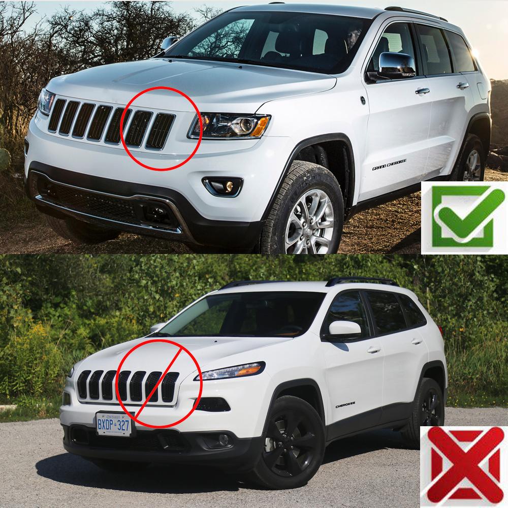 Front Grille Grill Mesh Inser Cover Trim Decor For Jeep Grand Cherokee 2017 2018 2019 2020 2025