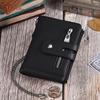 Men's Genuine Leather RFID Anti-theft Wallet with Money Clip and Multi-card Slots