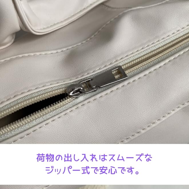 Shoulder One Korea [PETITCHOU] Bag, Handbag, Pleated, Shoulder, Minimalist, Crossbody, Lightweight, Commuting, (Yellow)