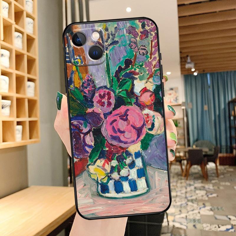 Matisse Oil Painting Phone Case For iPhone 13 Pro Max 16 15 11 12 14 17 Pro Max Mini 15 16 Plus 16e 17 Air Cover