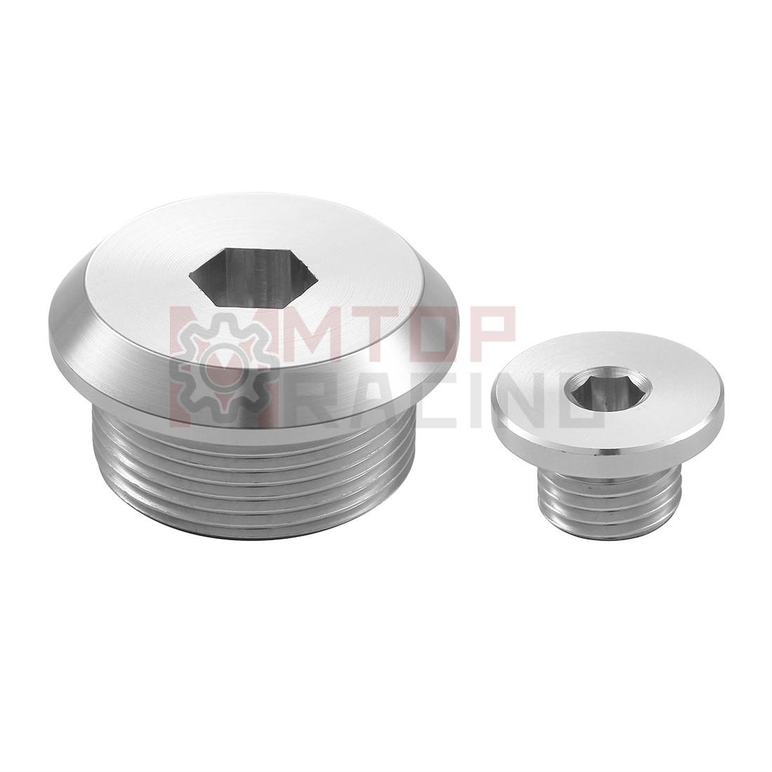 

Pair 30mm 14mm Engine Cover Caps For Honda XR125 XL700V XL650 XL125 VT600 VT125 NV750 NV600 NV400 NT700 Crankcase Screw Cap срібний