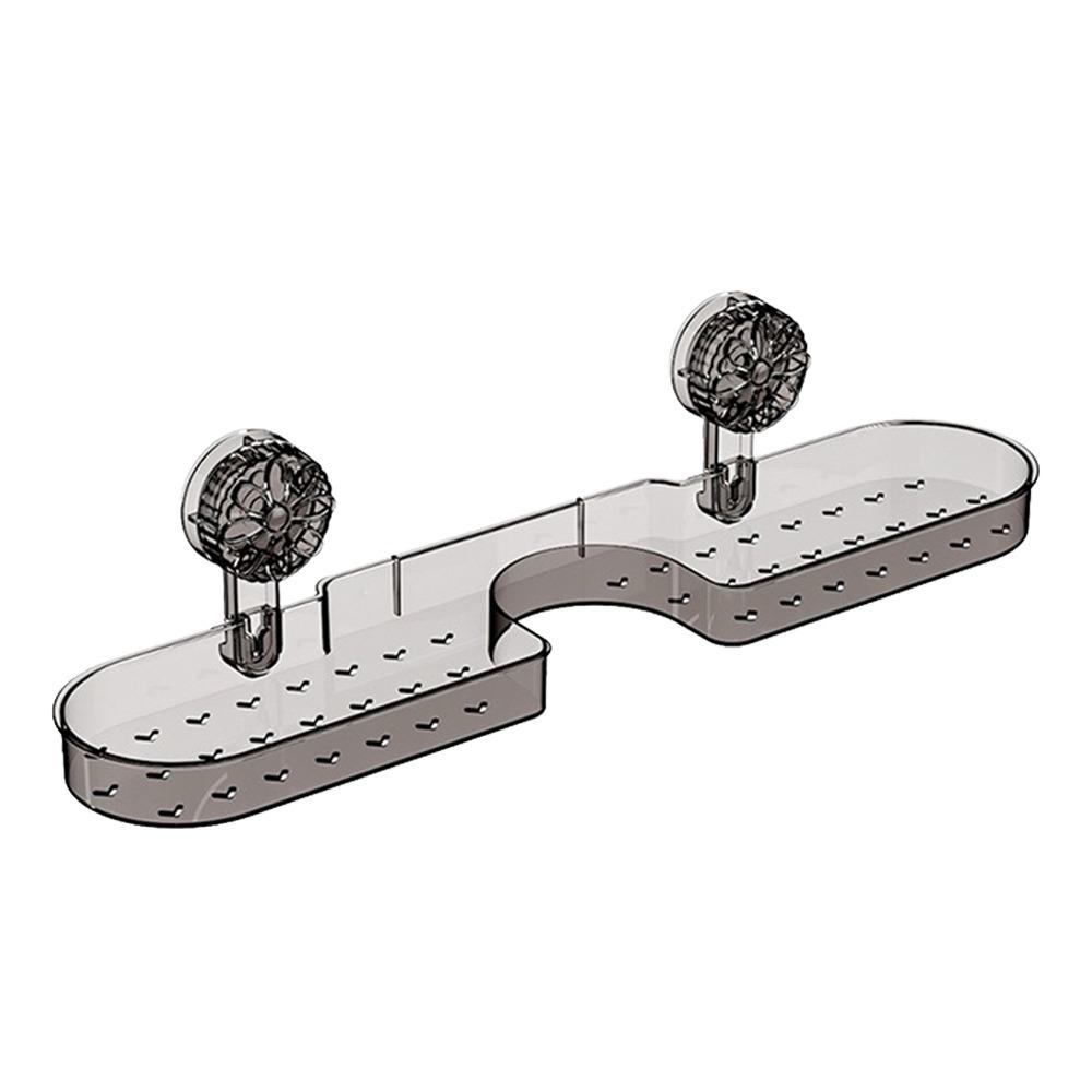 

Присоска для хранения кранов настенная корзина для слива в ванной креативный держатель для губки чёрный