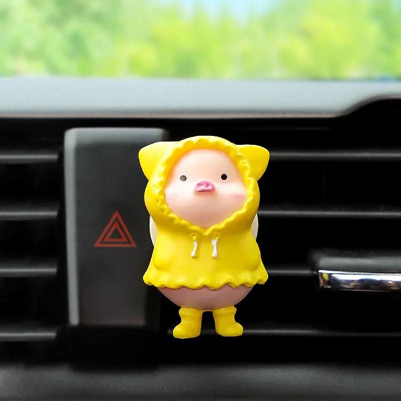 1pc Outlet Decoration Cute Pig Car Accessrios Car Air Freshener Air Conditioning Aromatherapy Clip Car Interior Decoration
