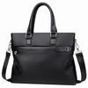 Men's Wear-Resistant Leather Laptop Briefcase - Large Capacity Crossbody/Shoulder Bag