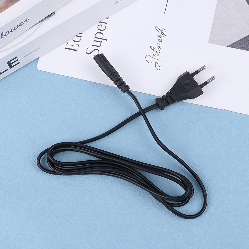 1Pc Eu Power Cord Eu Ac Power Cable Figure 8 C7 To Euro Eu 2Pin Ac Plug Power Cable Cord For Ps4 Xbox Ps5 Power Cord