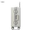 TOBERLIR 20-inch Aluminum Frame Spinner Luggage