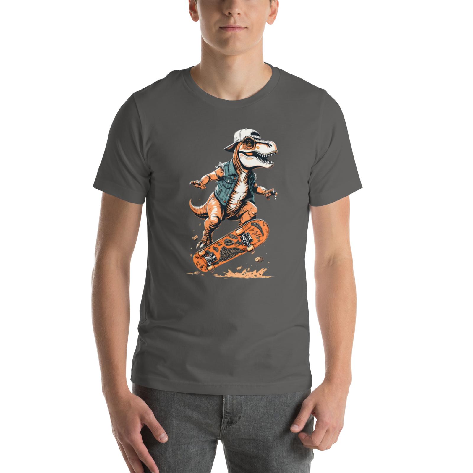 T-shirt Dino Skater Cool - Design Unique et Amusant S разноцветный