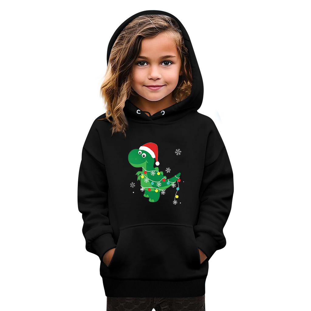 Sweatshirts For Teen Girls Hoodies Long Sleeve Drawstring Pullover Cute Oversized Hoodie Christmas Day