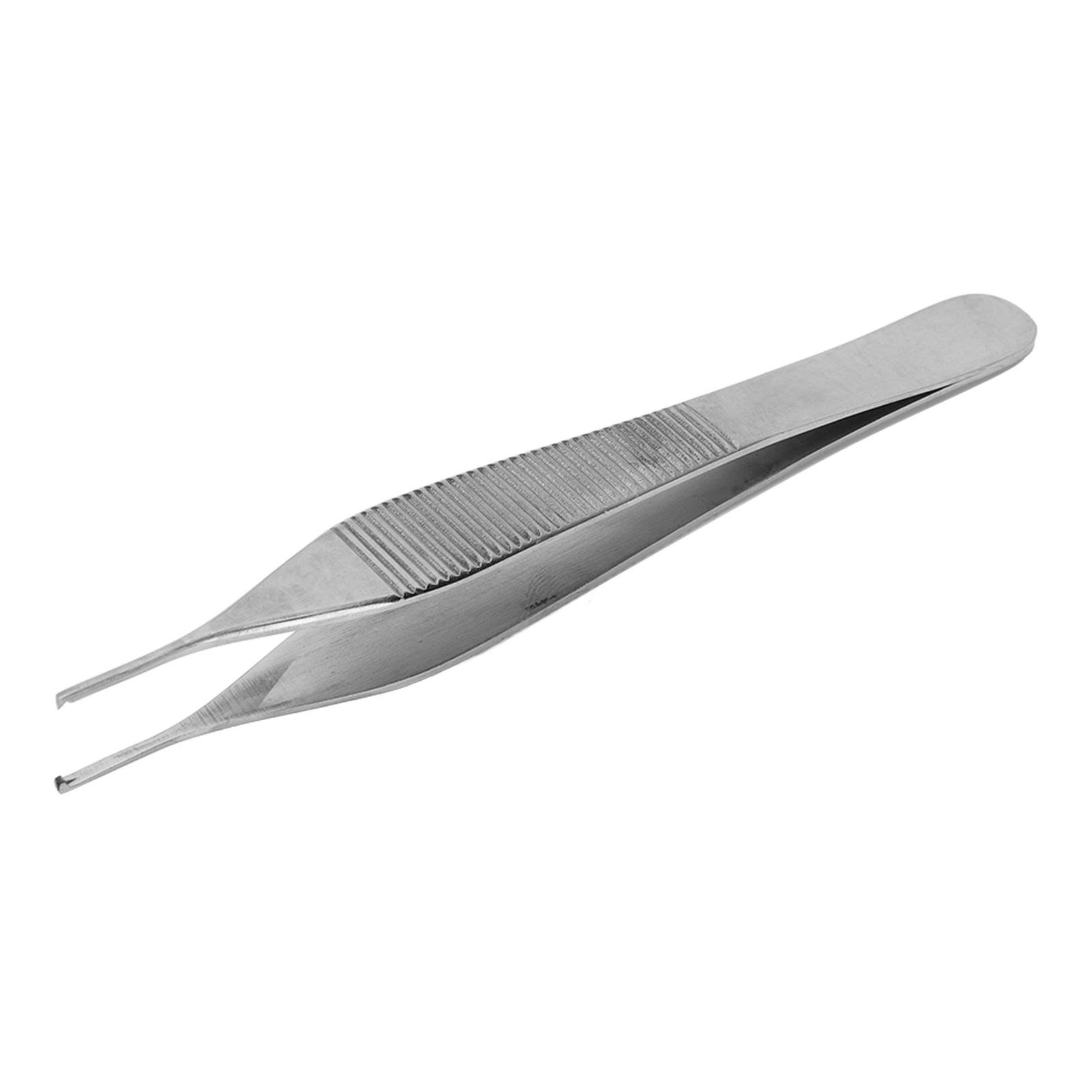 

Tissue Forceps 4.7in Long Food Grade Stainless Steel Anti Slip Safe Operation Body Piercing Tweezer