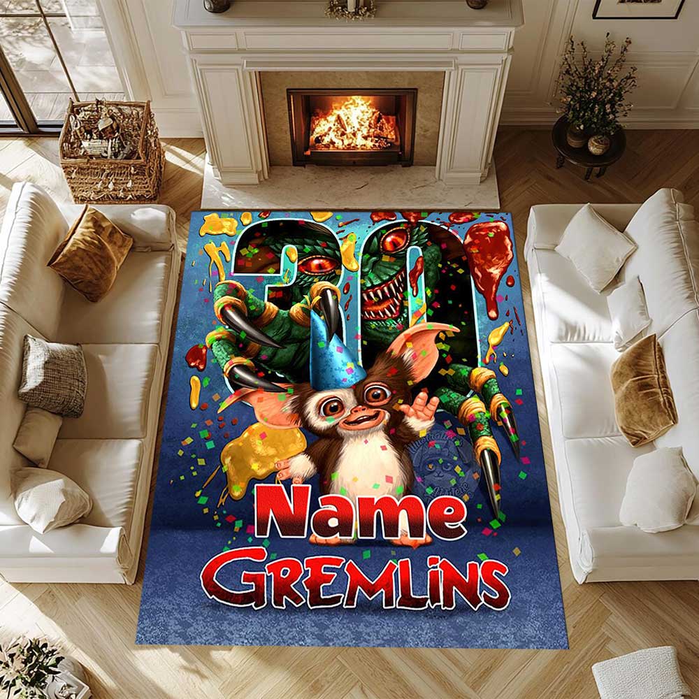 Like Warner Bros. Movies (12) Customize Your Name Rug, Office Chair Cushion, Home Bedroom Living Room Gift.