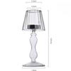 Clear Candle Holder Glass  Candle Holder for Home Decor Table Centerpiece Wedding Party Christmas Valentine Day