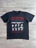 T-shirt Été Vintage Unisexe Led Zeppelin Coton Respirant T-shirt Unisexe Col Rond Streetwear Manches Courtes Oversize