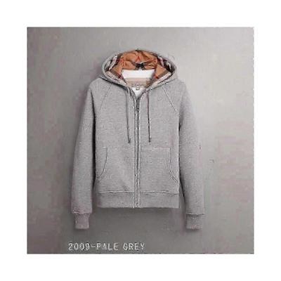 (S,Silver Gray)High Quality Original Single Hoodie British Style Hooded Men's Women's Pullover Women's Jacket Full Cardigan Zipper Coat