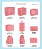 Seven-Piece Travel Storage Set: Wash Bag, Clothes, Underwear Organizer & Folding Sub-Pack