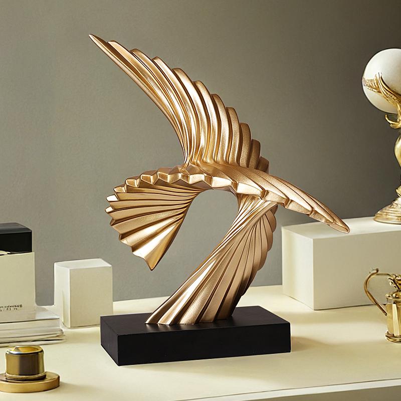 Kreative Figuren Glücksadler Skulptur Künstlerischer Adlerflügel Schmuck Statue personalisierte Büro Schreibtisch Dekorationen Schmuckstück