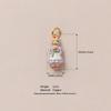 Pingente Charme Figura Animal Rococo de Cobre Banhado a Ouro Charms Fofos Retrô Para Mulheres Acessórios de Pulseira Colar Artesanato DIY