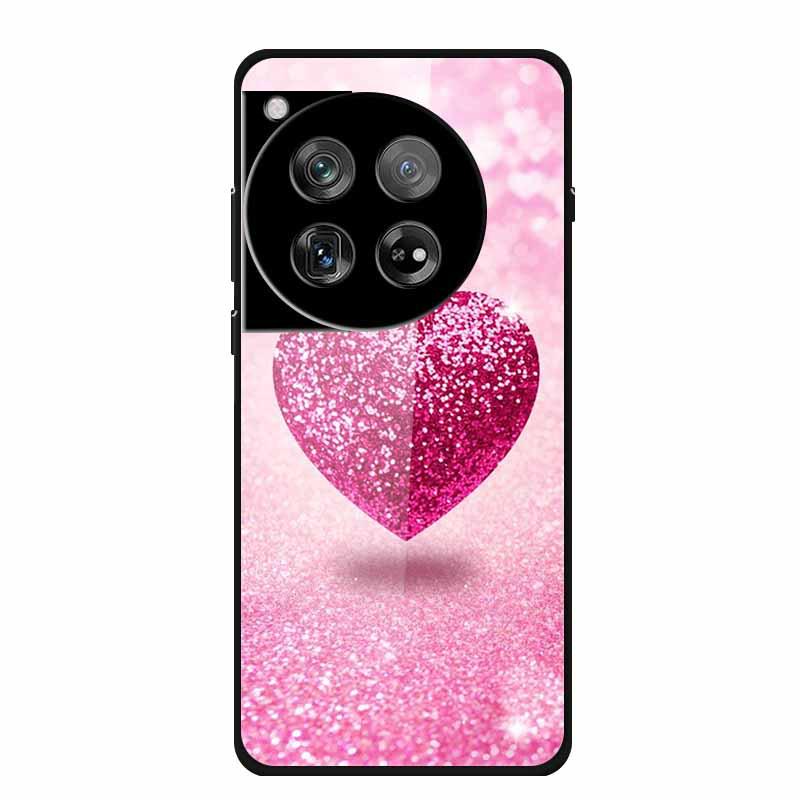 Personalized Seven-Colored Tempered Glass Phone Case for OnePlus 12 - Unisex