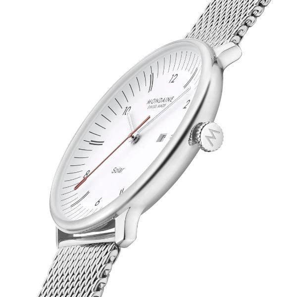 Mondaine DOPPIO Series Unisex Solar Wrist Watch MLE.41910.LBV MLE.41910.SM Gift Casual Business Sports Student