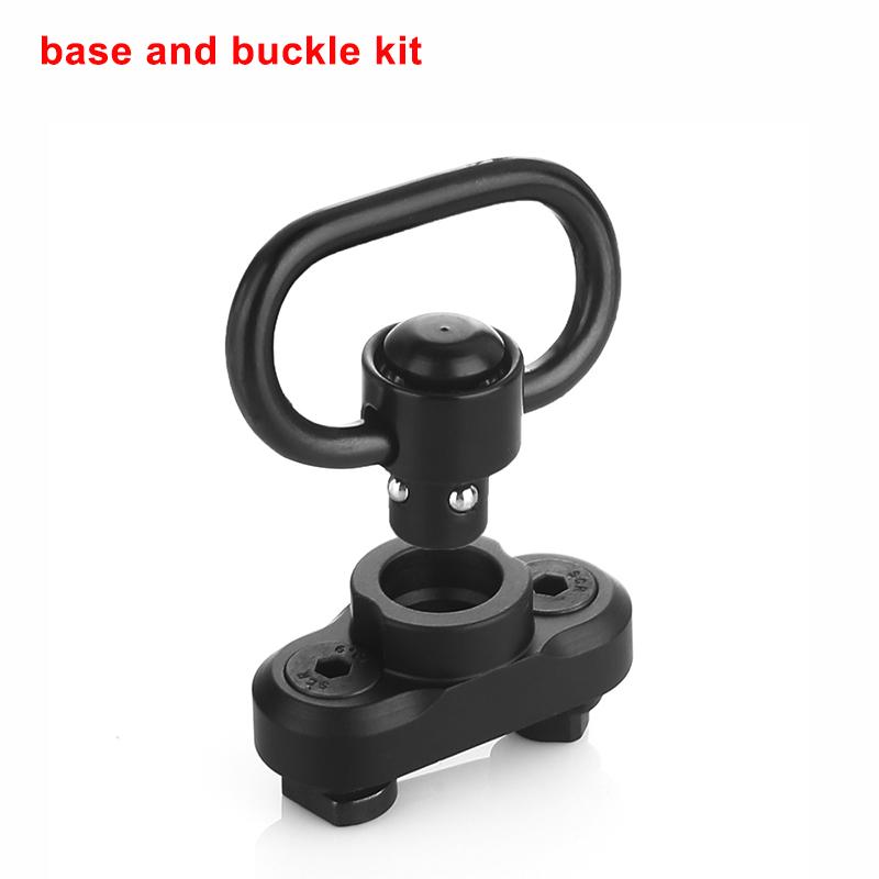 Hunting Strap QD Swivel Adapter 1.25" Quick Release Sling Ring 20mm Picatinny Rail Mlok Base Mounts Crossbody Leg Adapter2