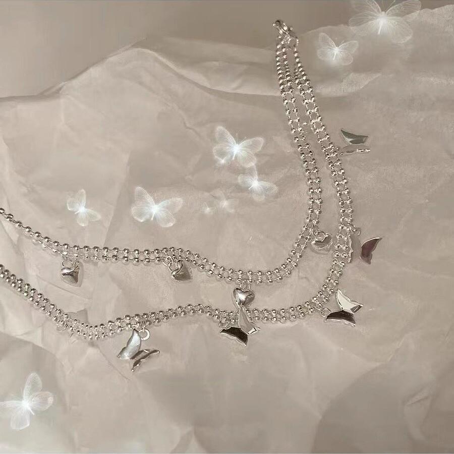 And Heart Deluxe Butterfly Bracelet For Women Highend Alloy Plated Jewelry