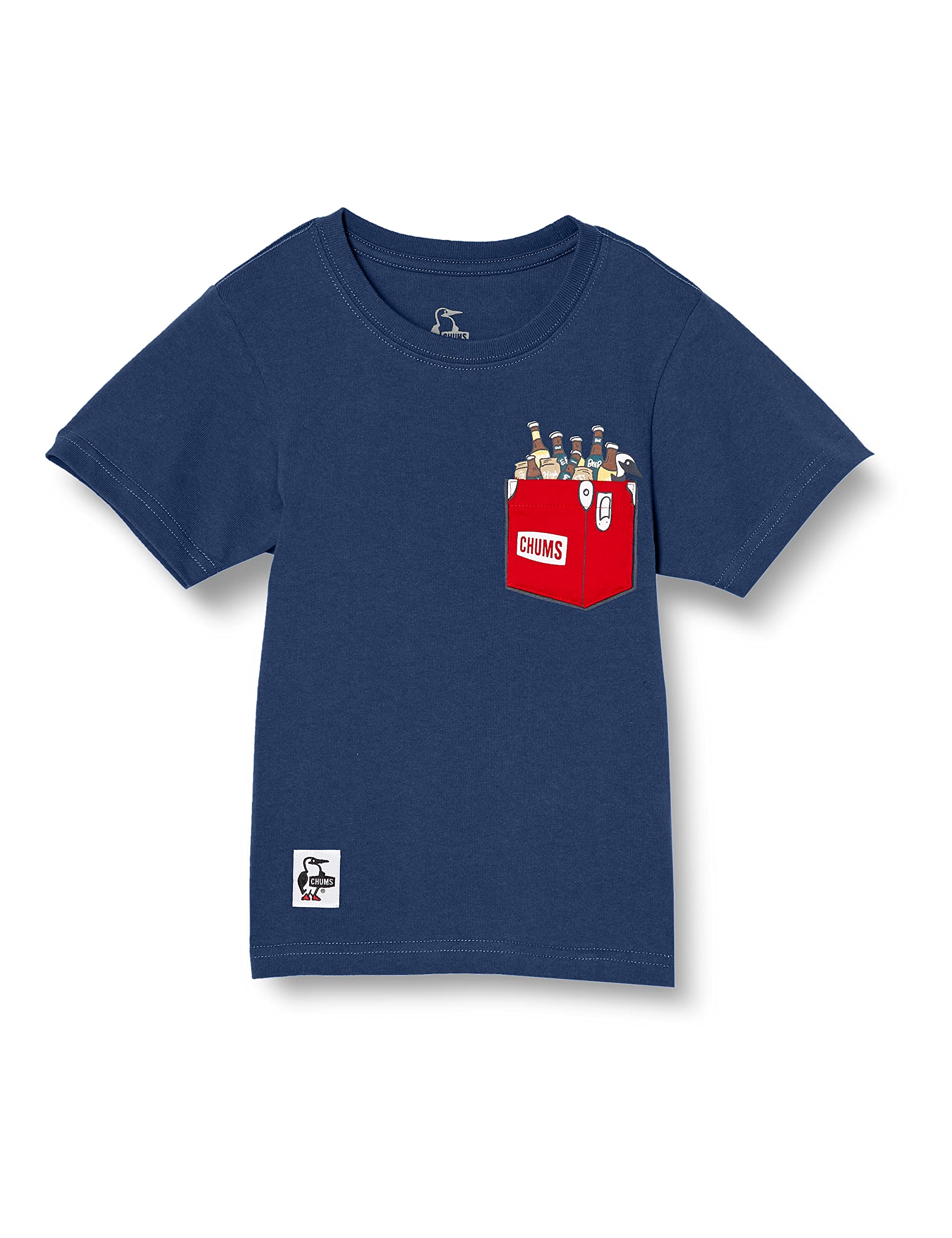 

Kids Tops HWYC Steel Cooler Pocket Navy KS [Chums] Kid s T-Shirt тёмно-синий