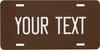 Custom Aluminum Car Tag Personalized Front License Plate Metal Wall Decor for Garage