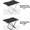 Outdoor British Army Table Tactical Command Folding Aluminum Alloy Table Self driving Tour Camping Travel Portable Table