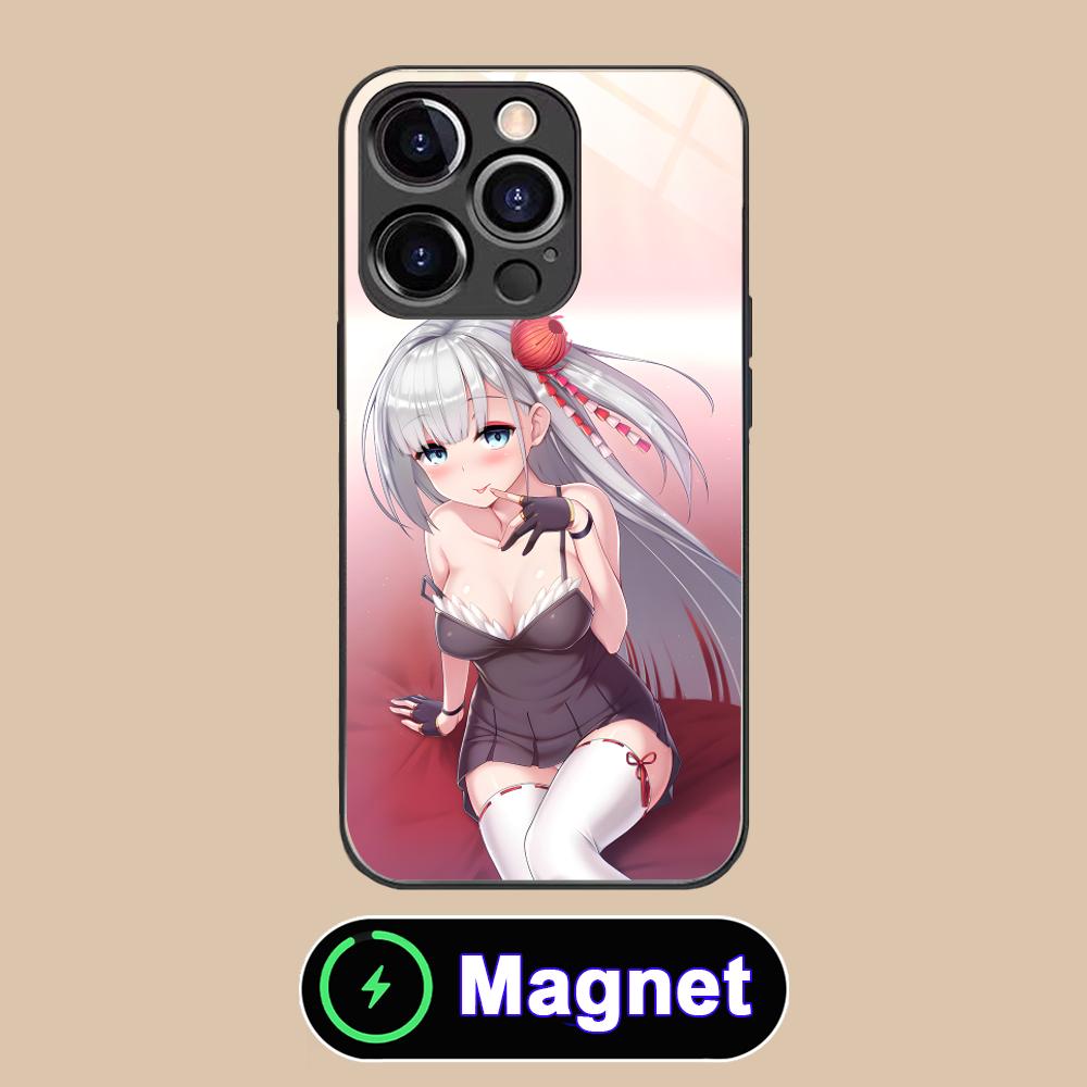 Azur Lane Shoukaku Phone Case for iPhone 17 16 15 14 13 12 11 Air Pro Max Plus Mini Glass MagSafe Cover