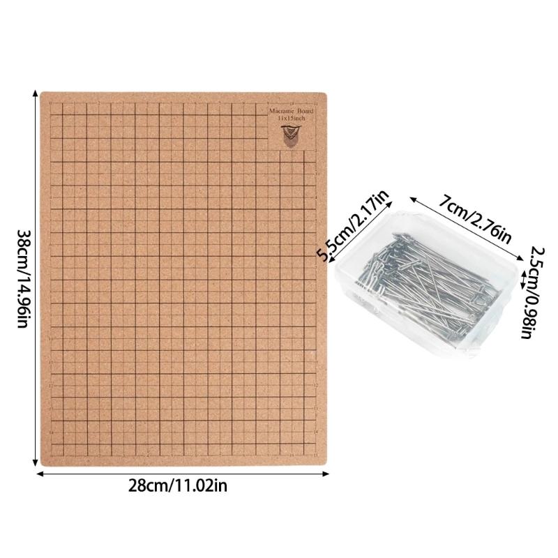 Braiding Board with Pins Double Side Braiding Board Set with Instructions for Bracelets Creating
