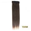 FREEDOM Synthetic Clip Hair Extensions 4Pcs/Set 24 Inch Long Straight Ombre Brown Blonde 8 Clips In Hair Extensions For Women